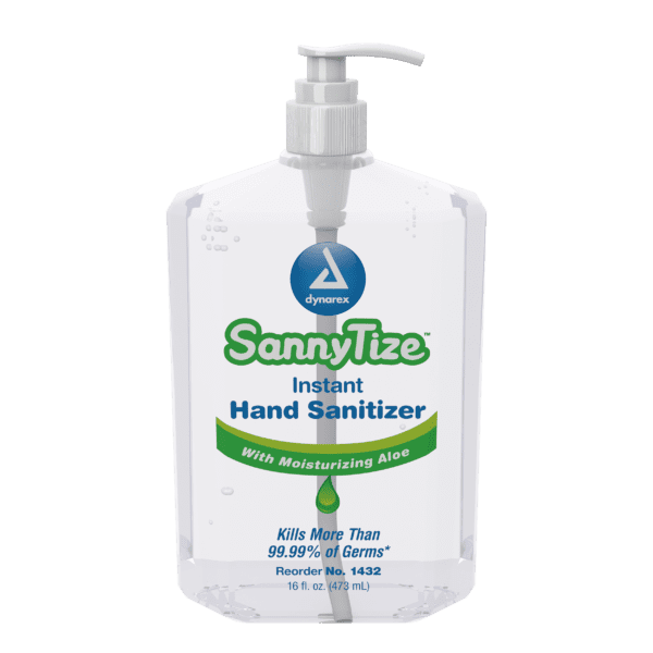 SannyTize Instant Hand Sanitizer 16 oz - square pump