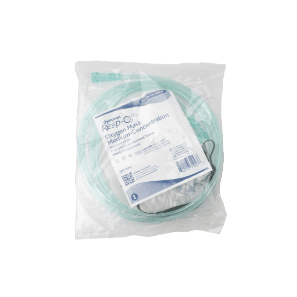 Standard Oxygen Mask – Medium-Concentration w/ 7 ft (2.1 m) Tubing with Standard Connector – Infant - Image 3