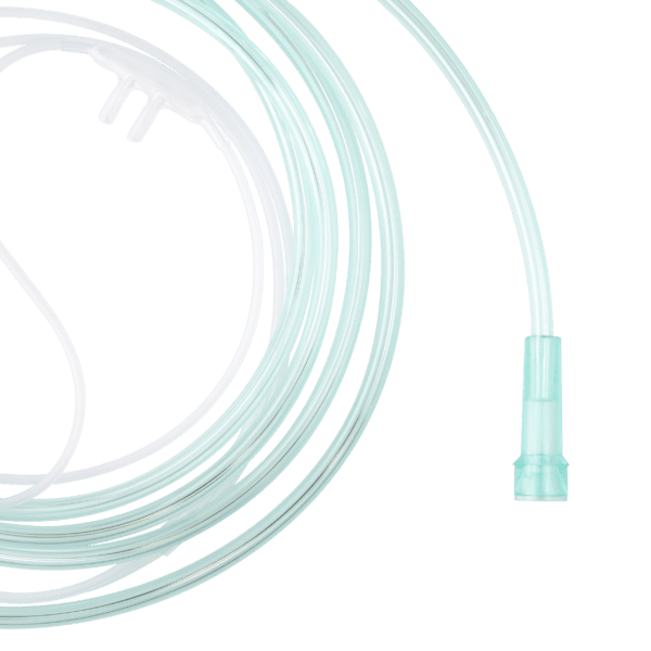 Nasal Oxygen Cannula – Cushion Tip w/ 7ft (2.1m) Tubing with Standard Connector – Infant - Image 2