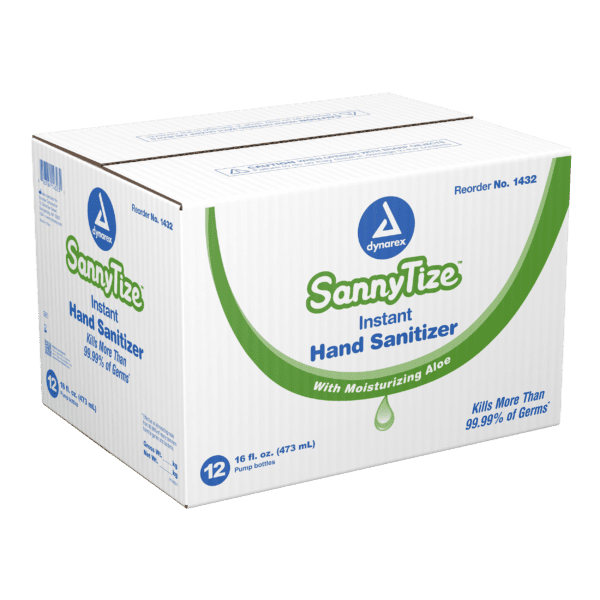 SannyTize Instant Hand Sanitizer 16 oz - square pump - Image 2