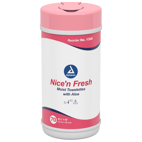 Nice'n Fresh Towelette 5½ x 8in - 70 wipes/canister