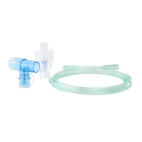 Small Volume Nebulizer 6 cc Cups w/ 7ft Tubing, Standard Connector, and Spring Loaded T 22mm ID × 22mm OD - Image 5