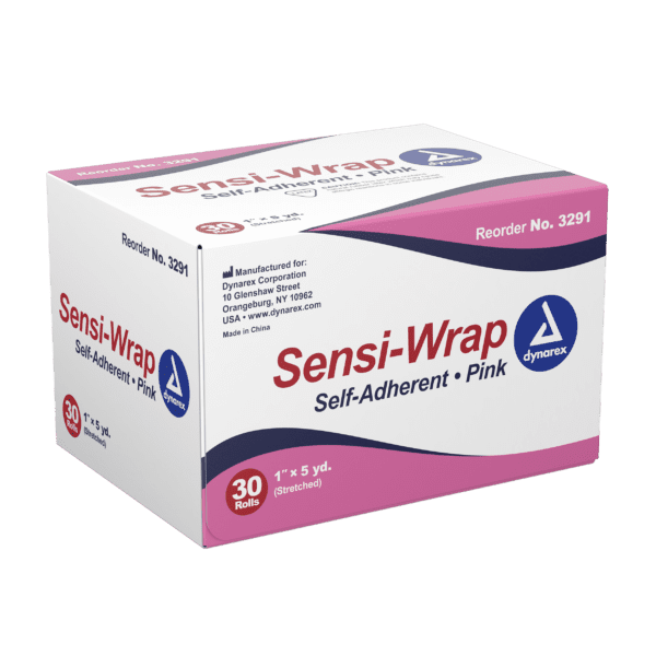 Sensi Wrap, Self-Adherent 1" x 5 yds Pink - Image 3