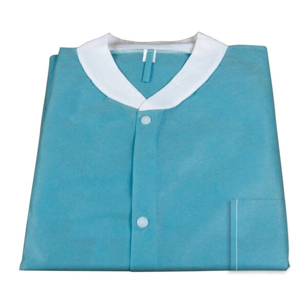 Lab Coat w/ Pockets: TEAL Medium