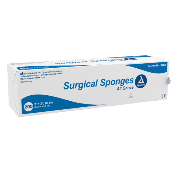 Surgical Gauze Sponge 2"x 2" 12 Ply