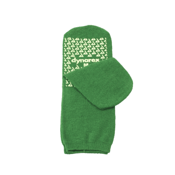 Single-Sided Slipper Socks - Med., Green