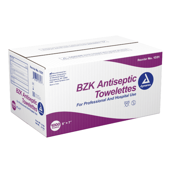 BZK Antiseptic Towelettes - 5 x 7in - Image 2