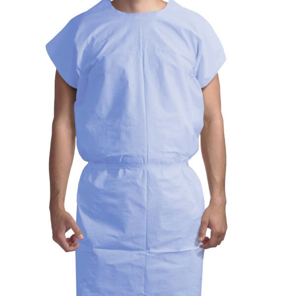 Exam Gown 3 ply T/P/T Universal (Blue)