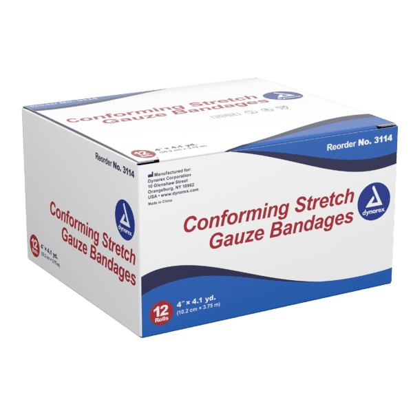 Stretch Gauze Bandage Roll - 4", Sterile - Image 2