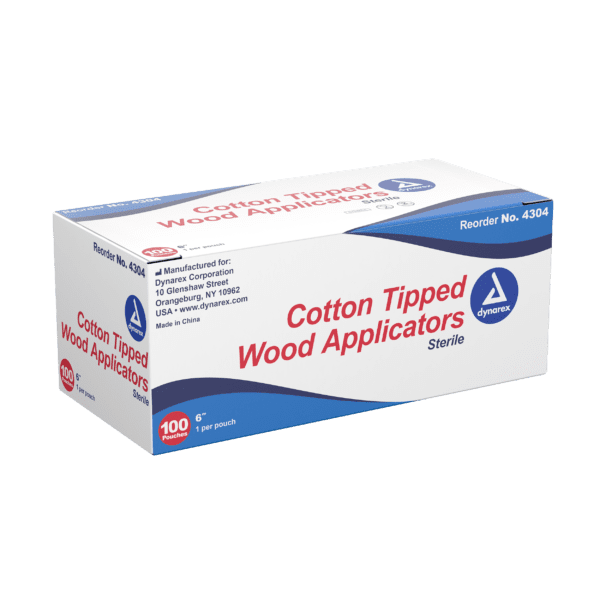 Cotton Tipped Wood Applicators Sterile 6" - Image 3