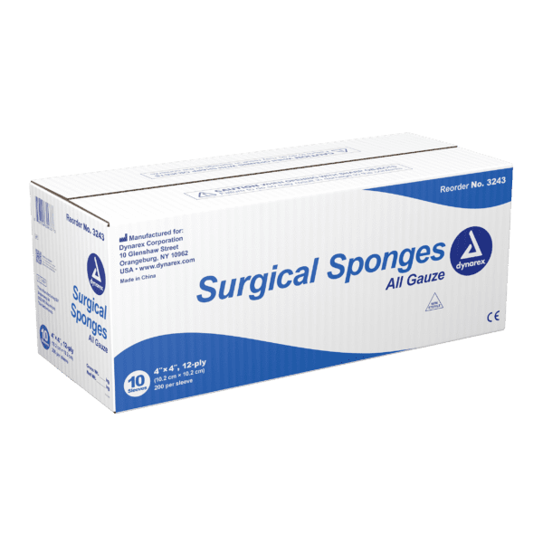 Surgical Gauze Sponge 4"x 4" 12 Ply - Image 2