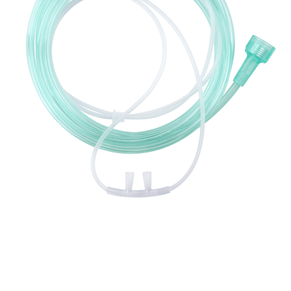 Nasal Oxygen Cannula – Cushion Tip w/ 4ft (1.2m) Tubing with Universal Connector – Adult - Image 3