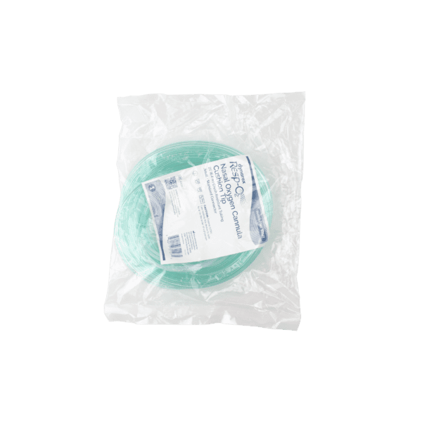 Nasal Oxygen Cannula-Cushion Tip w/ 21ft (6.4m) Crush Res. Tubing-Standard Connector - Adult - Image 7