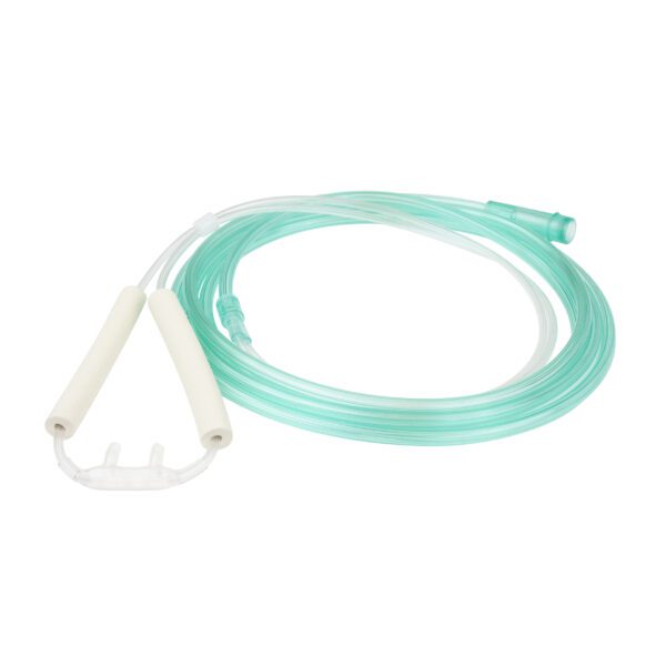 Nasal Oxygen Cannula – Cushion Tip w/ Advantage Ear Foam and 7ft (2.1 m) Tubing with Standard Connector – Adult - Image 7