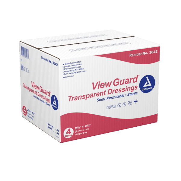 View Guard Transparent Dressings Sterile 2 3/8" x 2 3/4" - Image 3