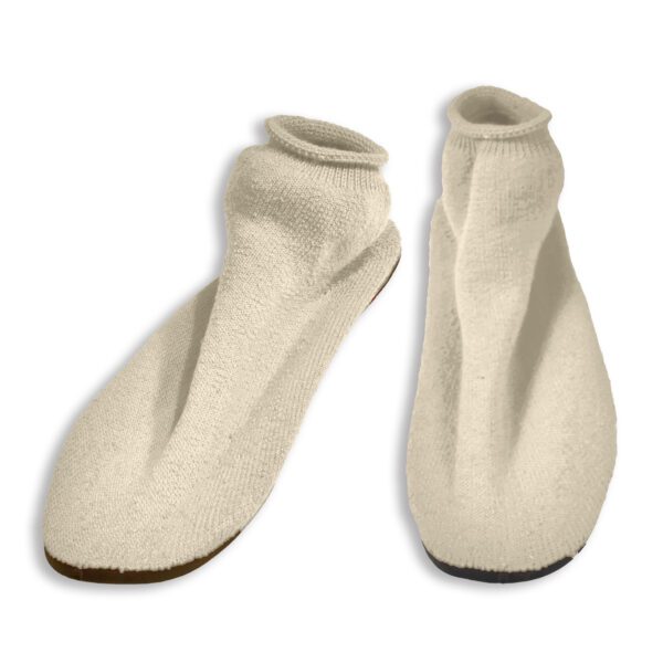 Non Skid Slippers, XL, White