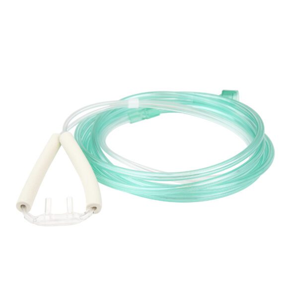 Nasal Oxygen Cannula – Cushion Tip w/ Advantage Ear Foam and 7ft (2.1 m) Tubing with Universal Connector – Adult - Image 8