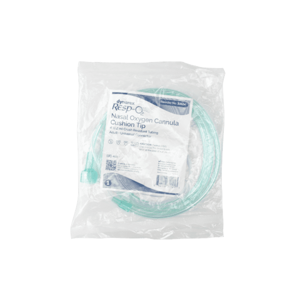 Nasal Oxygen Cannula – Cushion Tip w/ 4ft (1.2m) Tubing with Universal Connector – Adult - Image 7