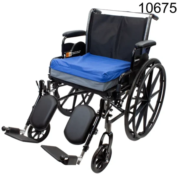 Air Cushion three quarter placed in wheelchair