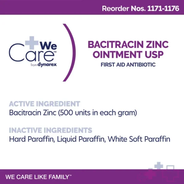 WeCare Bacitracin Zinc Ointment USP ingredients