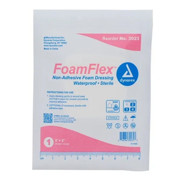 FoamFlex Non-Adhesive Waterproof Foam Dressings - Image 4