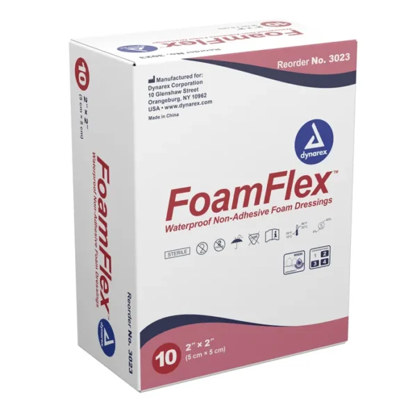 FoamFlex Non-Adhesive Waterproof Foam Dressings - Image 6