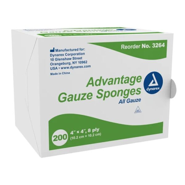 Advantage Gauze Sponges All Gauze 4” x 4”