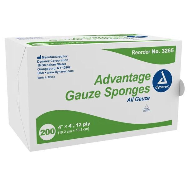 Advantage Gauze Sponges All Gauze individual sachet