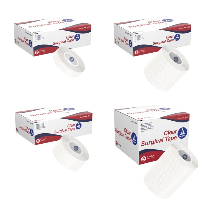 Surgical transparent tape products