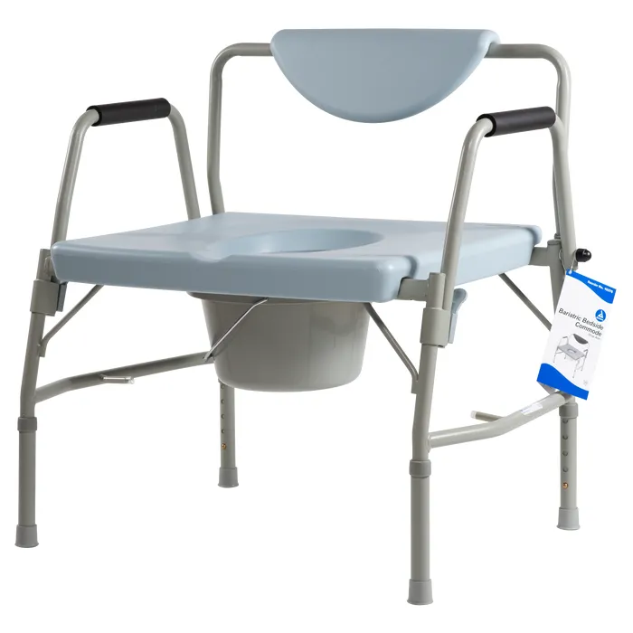 Bariatic Drop Arm Bedside Commode
