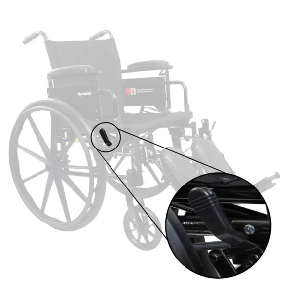 DynaRide S1 S3 S4 Wheelchair Push To Lock (Right) - Image 2