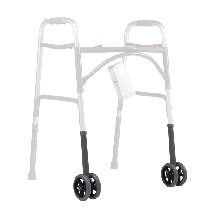 Walker Extension Leg with Dual Wheels