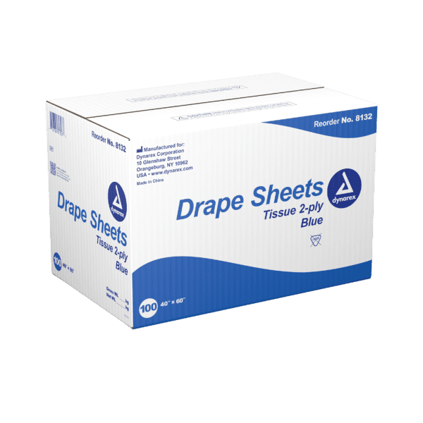 Drape Sheets (Blue) 2ply Tissue 40 x 60 - Image 2