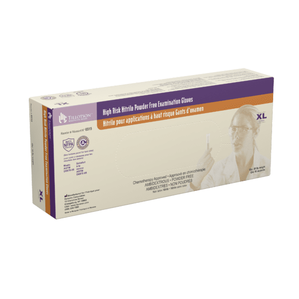 True Advantage High Risk Nitrile Exam Gloves- Powder-Free - XL - Image 3