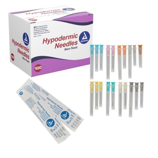 Hypodermic Needle 18G, 1" needle