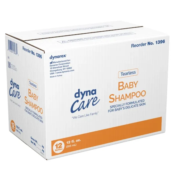 DynaCare Tearless Baby Shampoo 12 bottles box