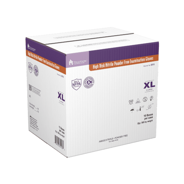 True Advantage High Risk Nitrile Exam Gloves- Powder-Free - XL - Image 4