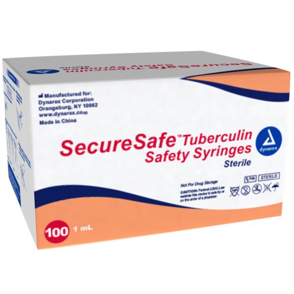 SecureSafe Tuberculin Safety Syringe - 1cc - 26G, 3/8" needle - Image 3