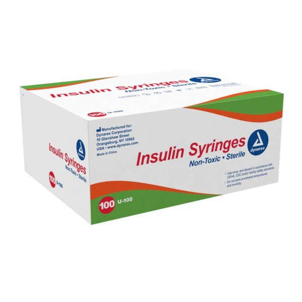 Insulin Syringe N/S - 1cc - 29G, 1/2" needle