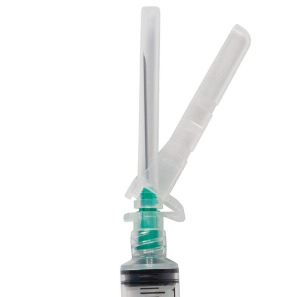 SecureSafe Syringe with Safety Needle - 1cc - 25G, 1 1/2" needle - Image 4