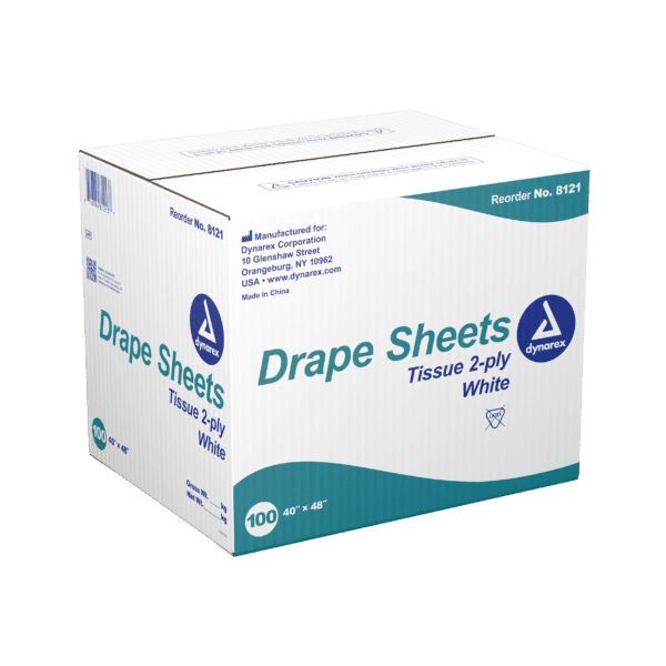 Drape Sheets (White) 2ply Tissue 40 x 48 - Image 2